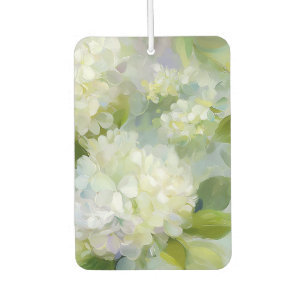 Painterly Hydrangea pattern Car Air Freshener