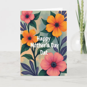 Painterly Mothers Day Scene Card