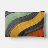 Painterly Waves Carry-All Pouch