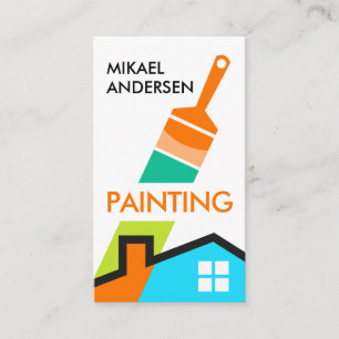 Painter's Brush Painting Home Business Card