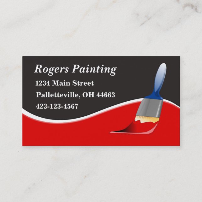 Painters Business Card (Front)