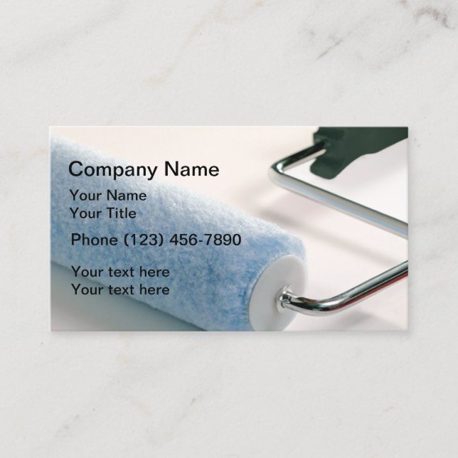 Painters Business Cards (Front)