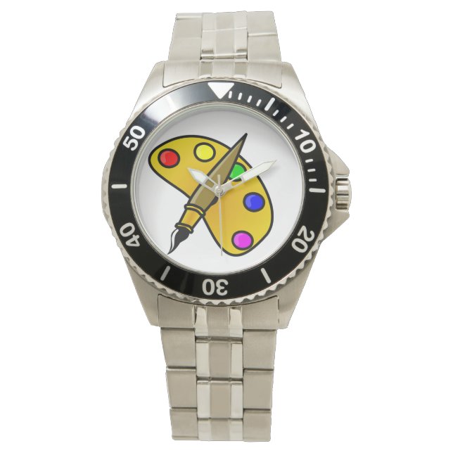 Painters Colour Palette Watch (Front)