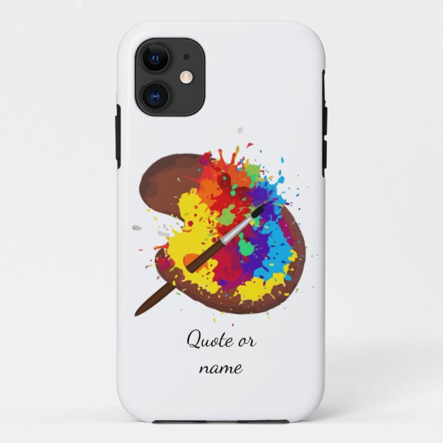 Painters Colourful Palette Artist Paint Customise Case-Mate iPhone Case (Back)