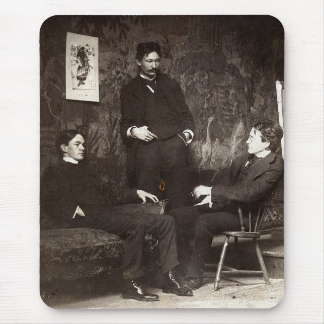 Painters Everett Shinn Robert Henri John Sloan Mouse Mat (Front)