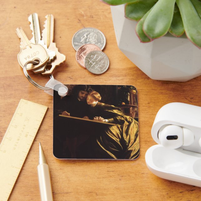 Painter's Honeymoon by Lord Frederic Leighton Key Ring (Desk)