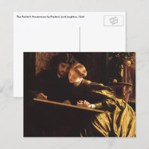 Painter's Honeymoon by Lord Frederic Leighton Postcard