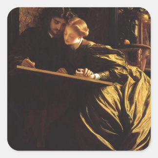 Painter's Honeymoon by Lord Frederic Leighton Square Sticker