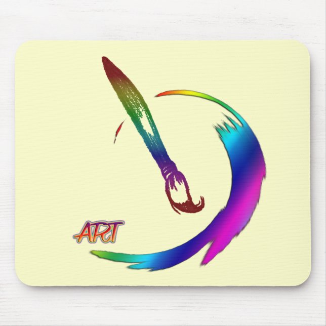 Painters Palate (computer style) Mouse Mat (Front)