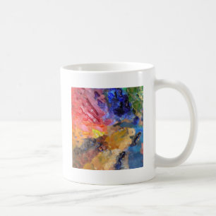 Painter's Palette Colourful Paint  Coffee Mug