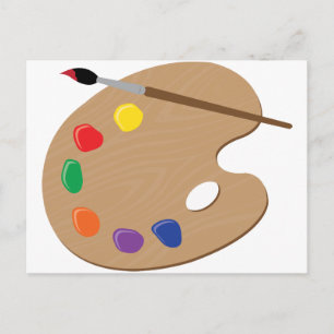 Painters Palette Postcard