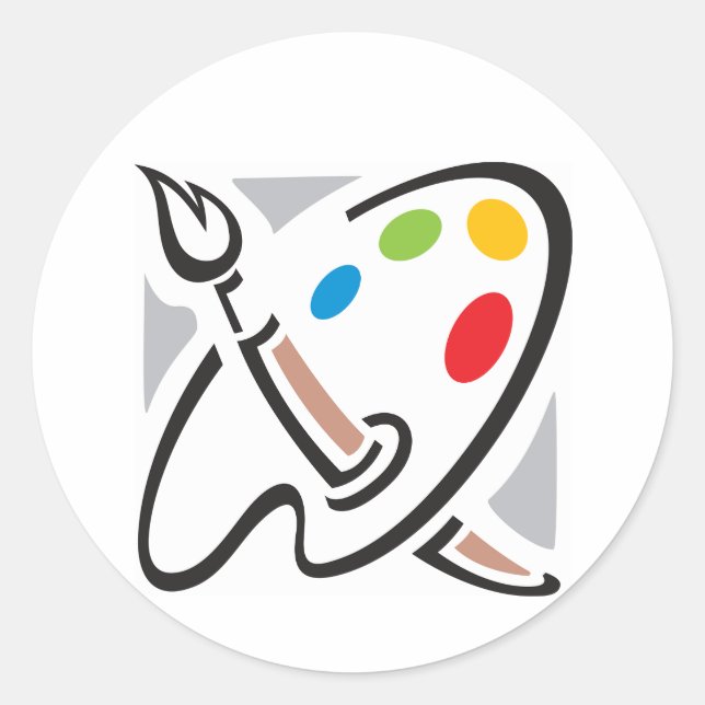 Painters Palette Stickers (Front)