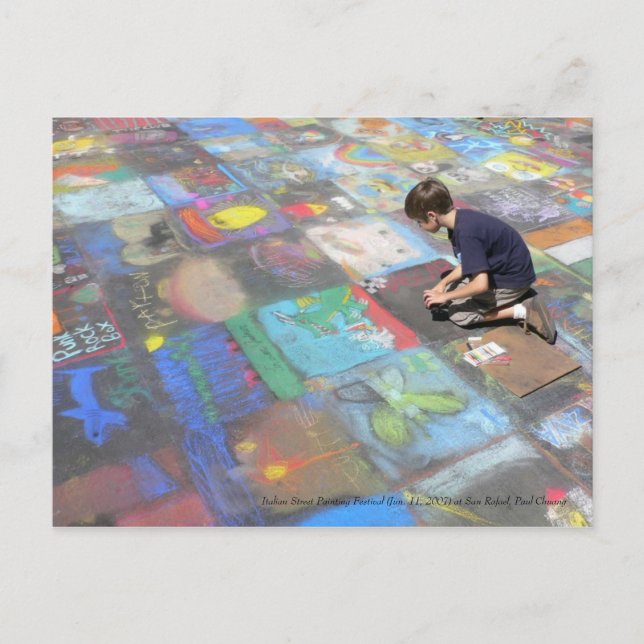 Painting a Wonderful Life... Postcard (Front)