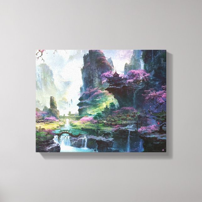 Painting abstract Premium Wrapped Canvas (Gloss) (Front)