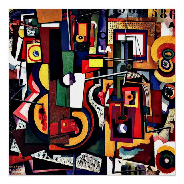 Painting, Amadeo de Souza-Cardoso artwork Poster (Front)