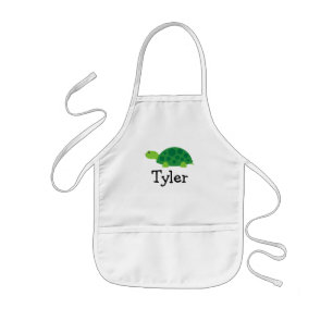 Painting apron for kids with customisable name