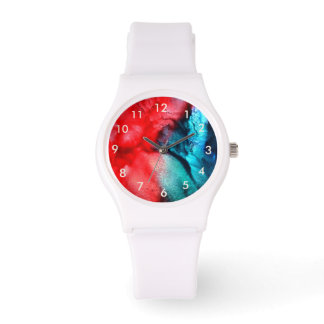 Painting, Art, Unisex Two-Tone Bracelet Watch