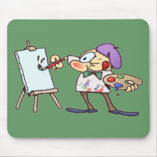 Painting Artist Mouse Mat