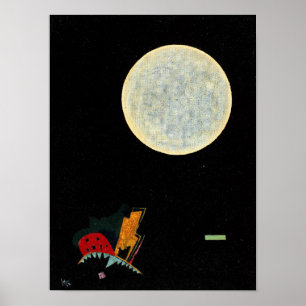 Painting at night by Wassily Kandinsky Poster