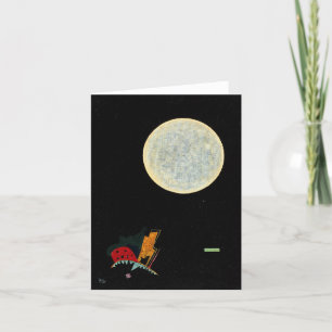 Painting at night by Wassily Kandinsky Thank You Card
