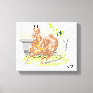 Painting : Bandit Canvas Print