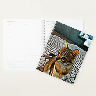 Painting Beautiful Cat Planner