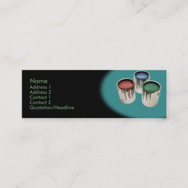 Painting Business Card (Front)