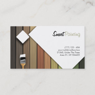 Painter And Decorator Business Cards | Zazzle UK