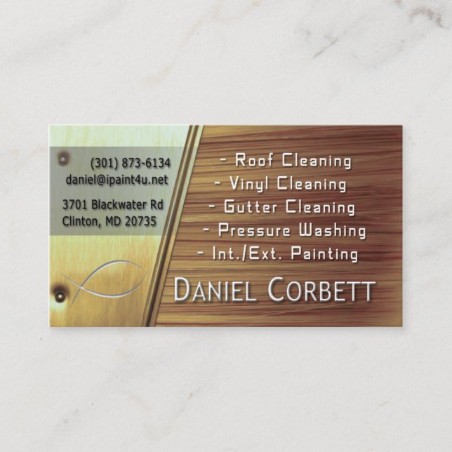 Painting Business Card (Front)