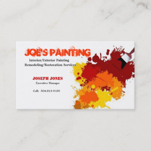 Painting Business Card-Sample II Business Card