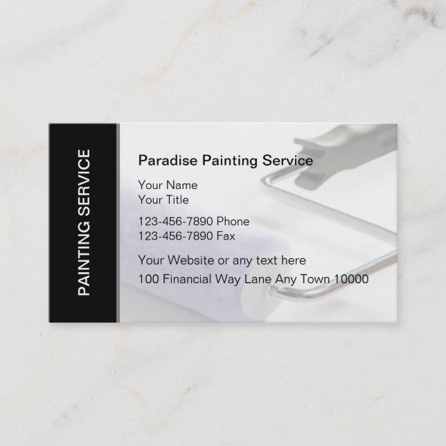 Painting Business Cards (Front)