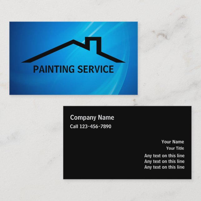 Painting Business Cards (Front/Back)