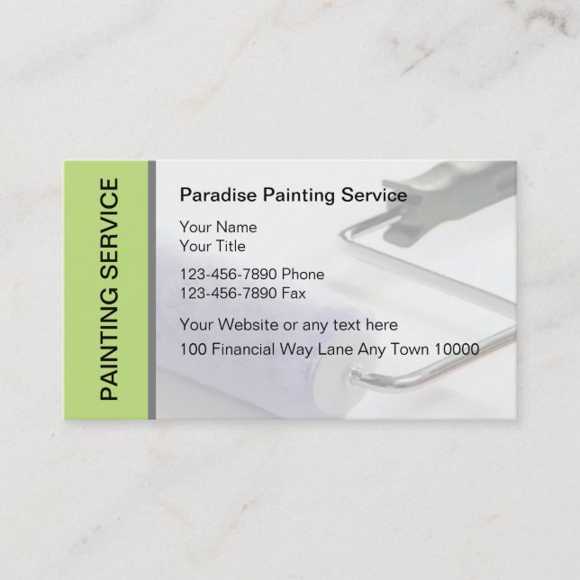 Painting Business Cards (Front)