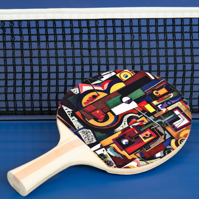 Painting by Amadeo de Souza-Cardoso Ping Pong Paddle (Insitu)