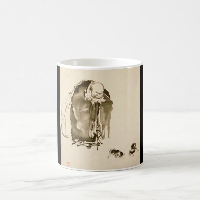 Painting by Miyamoto Musashi, c. 1600s Coffee Mug (Center)