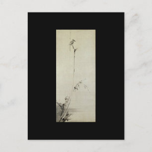 Painting by Miyamoto Musashi, c. 1600's Postcard