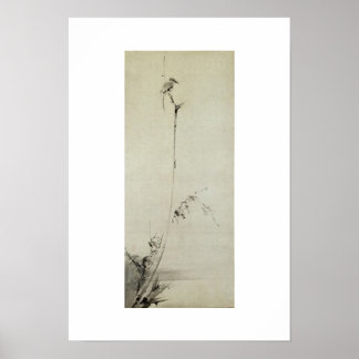 Painting by Miyamoto Musashi, c. 1600's Poster