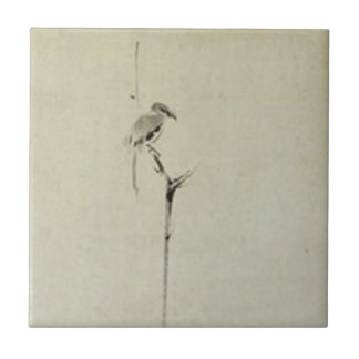 Painting by Miyamoto Musashi, c. 1600's Tile