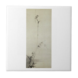 Painting by Miyamoto Musashi, c. 1600's Tile
