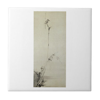 Painting by Miyamoto Musashi, c. 1600's Tile