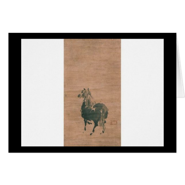 Painting by Miyamoto Musashi, circa 1600's (Front Horizontal)