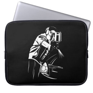 Painting Car Painter Classic Old School Painting Laptop Sleeve