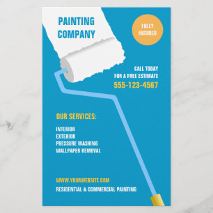 Painting Company / Contractor flyer