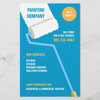 Painting Company / Contractor flyer