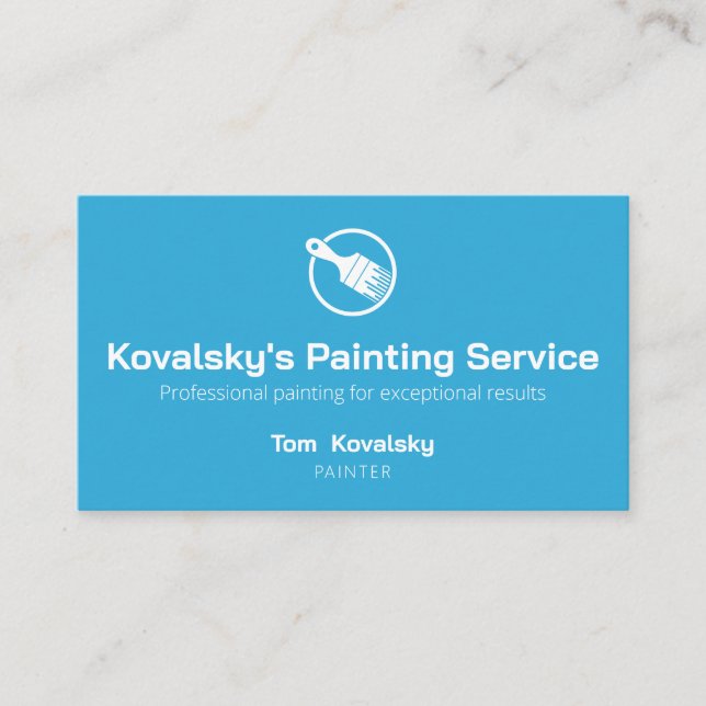 Painting Company | Professional Business Card (Front)