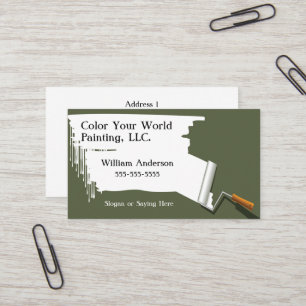 Painting Contractor Business Card