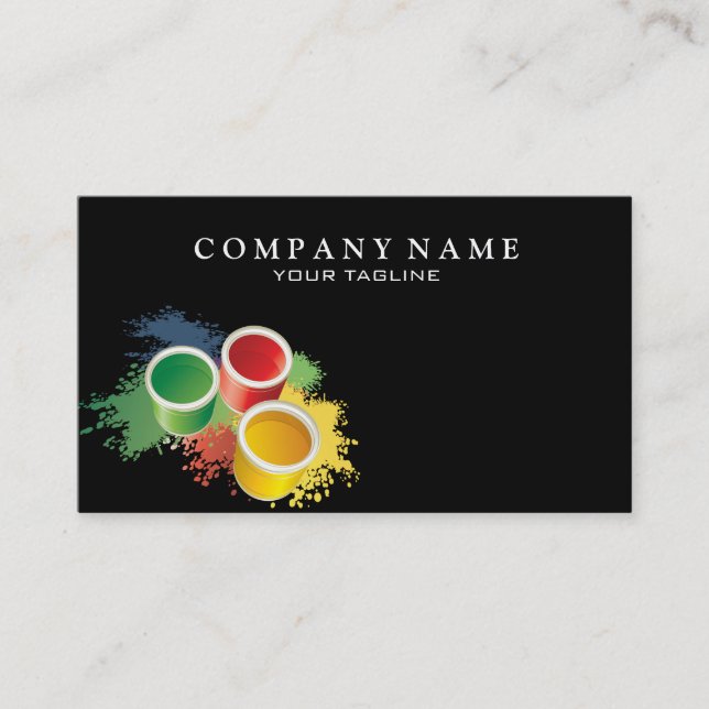 Painting Contractor Business Card (Front)