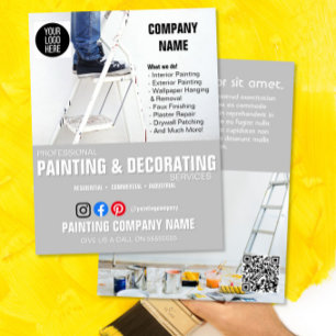 PAINTING & DECORATING business flyer
