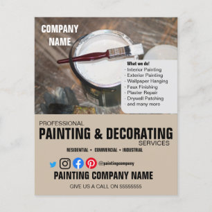 PAINTING & DECORATING DIY handyman Flyer