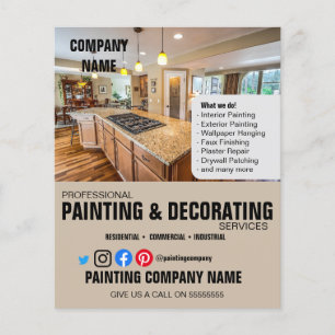 PAINTING & DECORATING DIY handyman Flyer